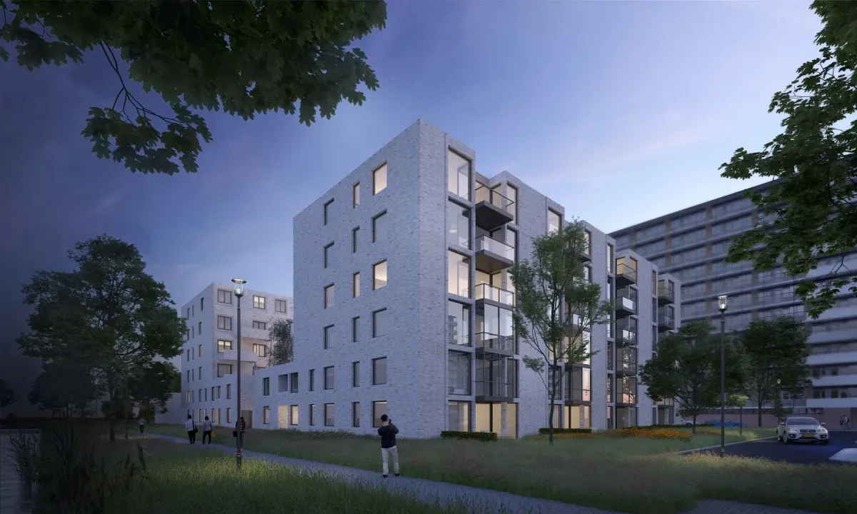 Overzicht van een bouwproject van IDB Bouw