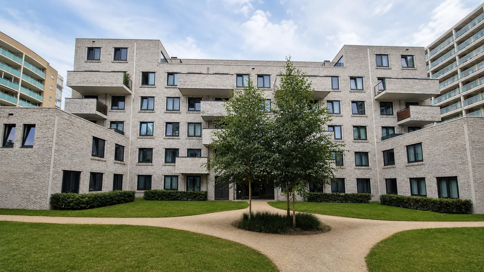 Foto 2: nieuwbouw woonblokken Palladio en Michelangelo in Rotterdam-Prinsenland