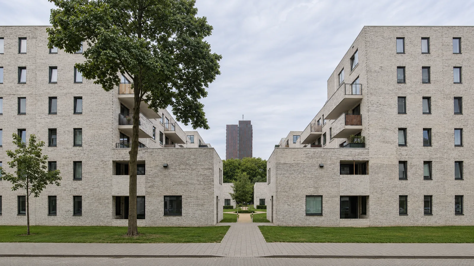 Foto 4: nieuwbouw woonblokken Palladio en Michelangelo in Rotterdam-Prinsenland